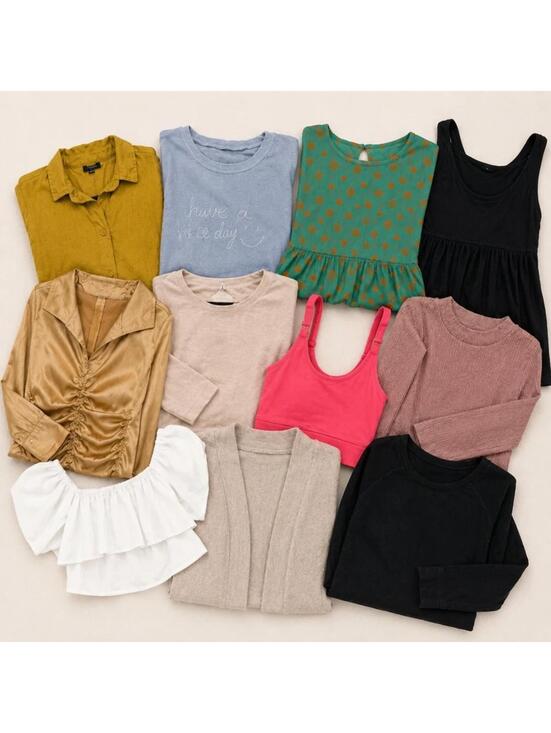 Uniqlo Tops - 12 Piece Women’s Tops Bundle XS/S - Mixed Brands Y2K Casual Dressy Lot